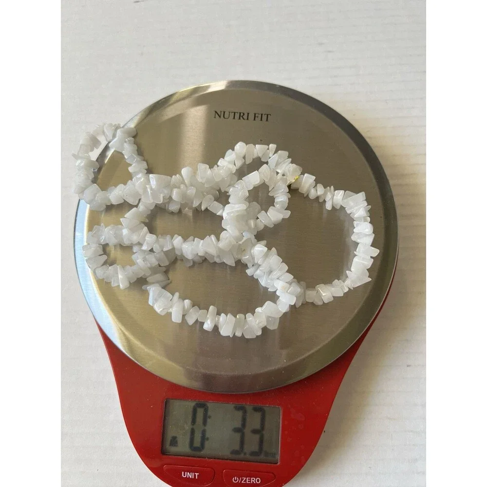 Jade Stone Chip Beads Necklaces Jewelry Making